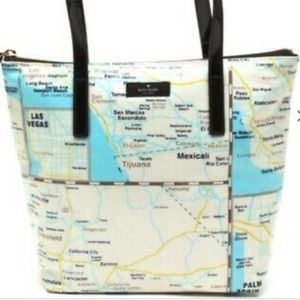 Kate spade limited edition map purse